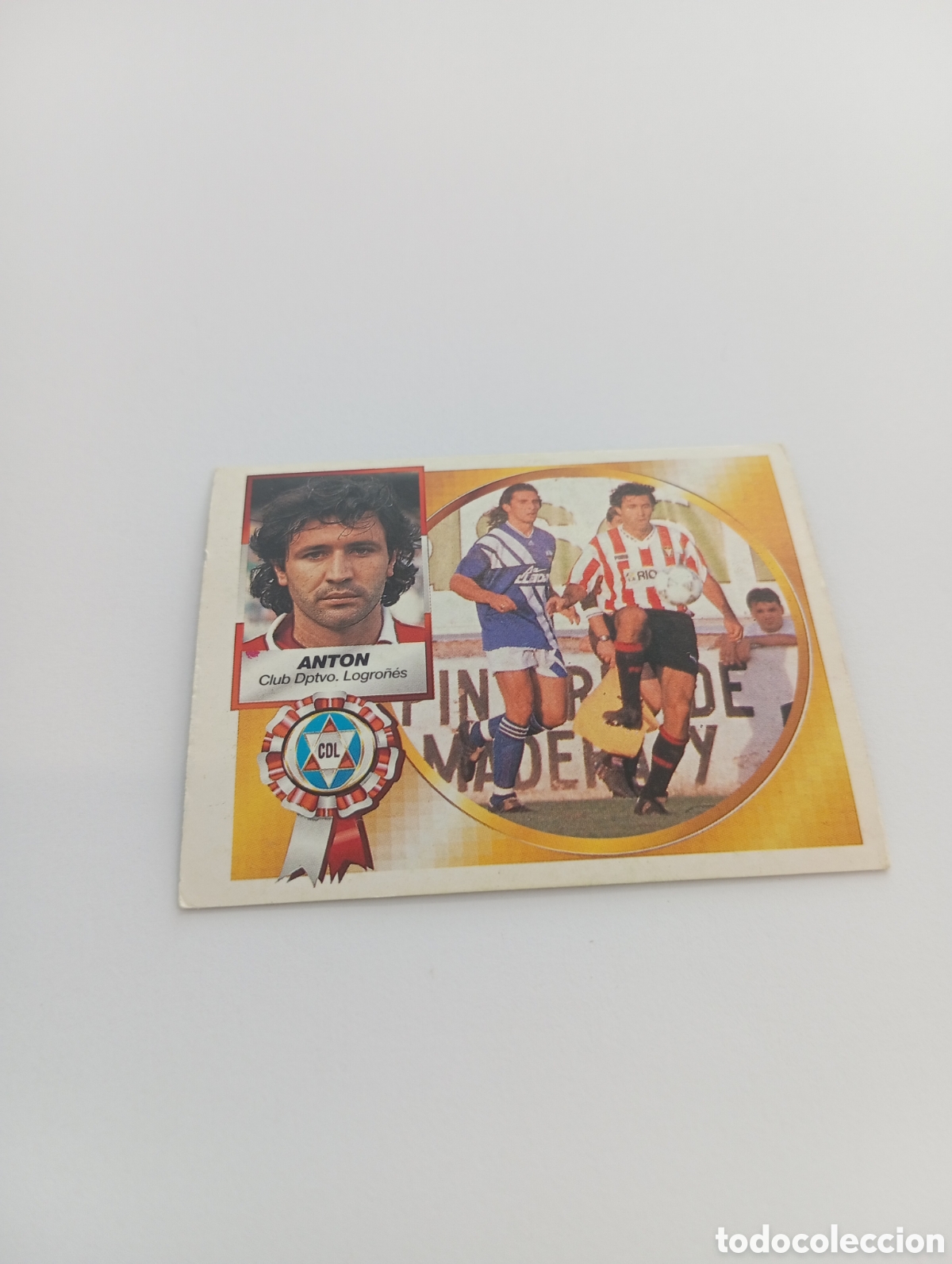Cromos de F&uacute;tbol: ANTON Logro&ntilde;&eacute;s Liga Este 1994 1995 NUEVO SIN PEGAR PANINI 94 95