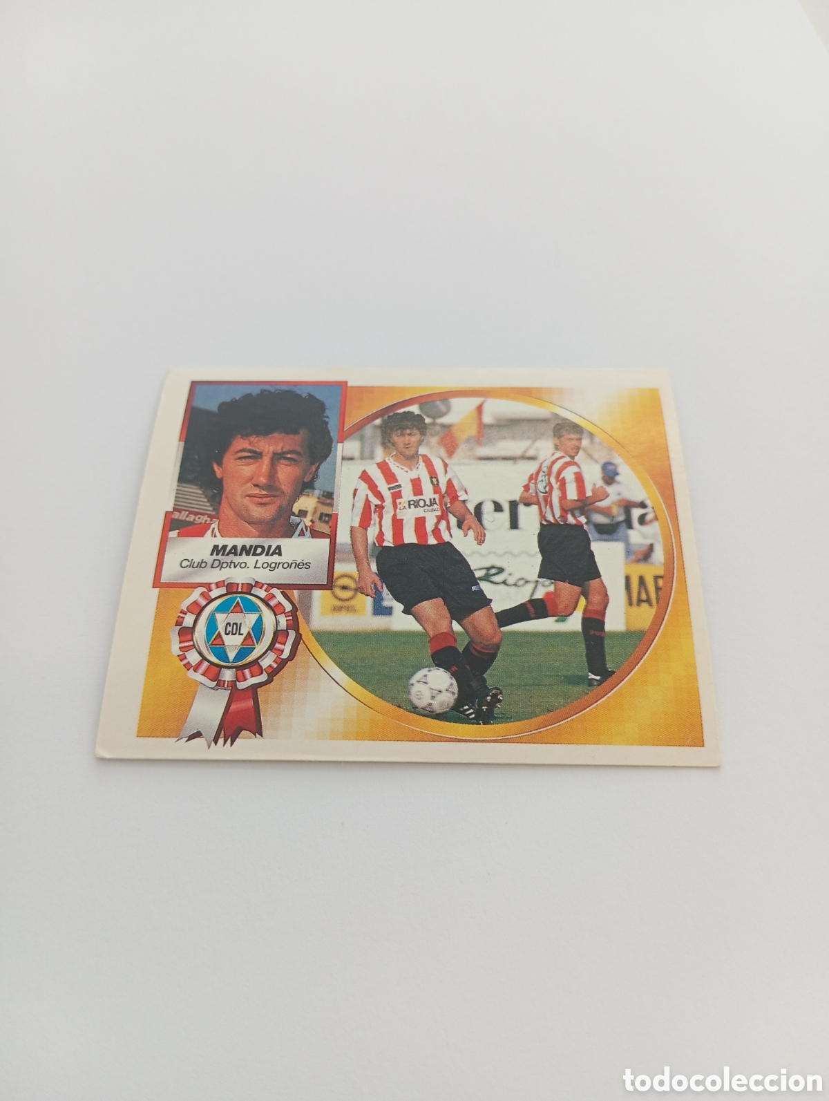 Cromos de F&uacute;tbol: MANDIA Logro&ntilde;&eacute;s Liga Este 1994 1995 NUEVO SIN PEGAR PANINI 94 95