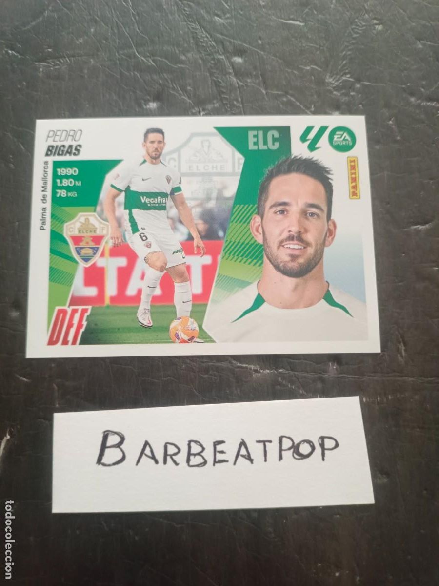 Football Stickers: CROMO LIGA ESTE PANINI 2025 2026 ELCHE PEDRO BIGAS