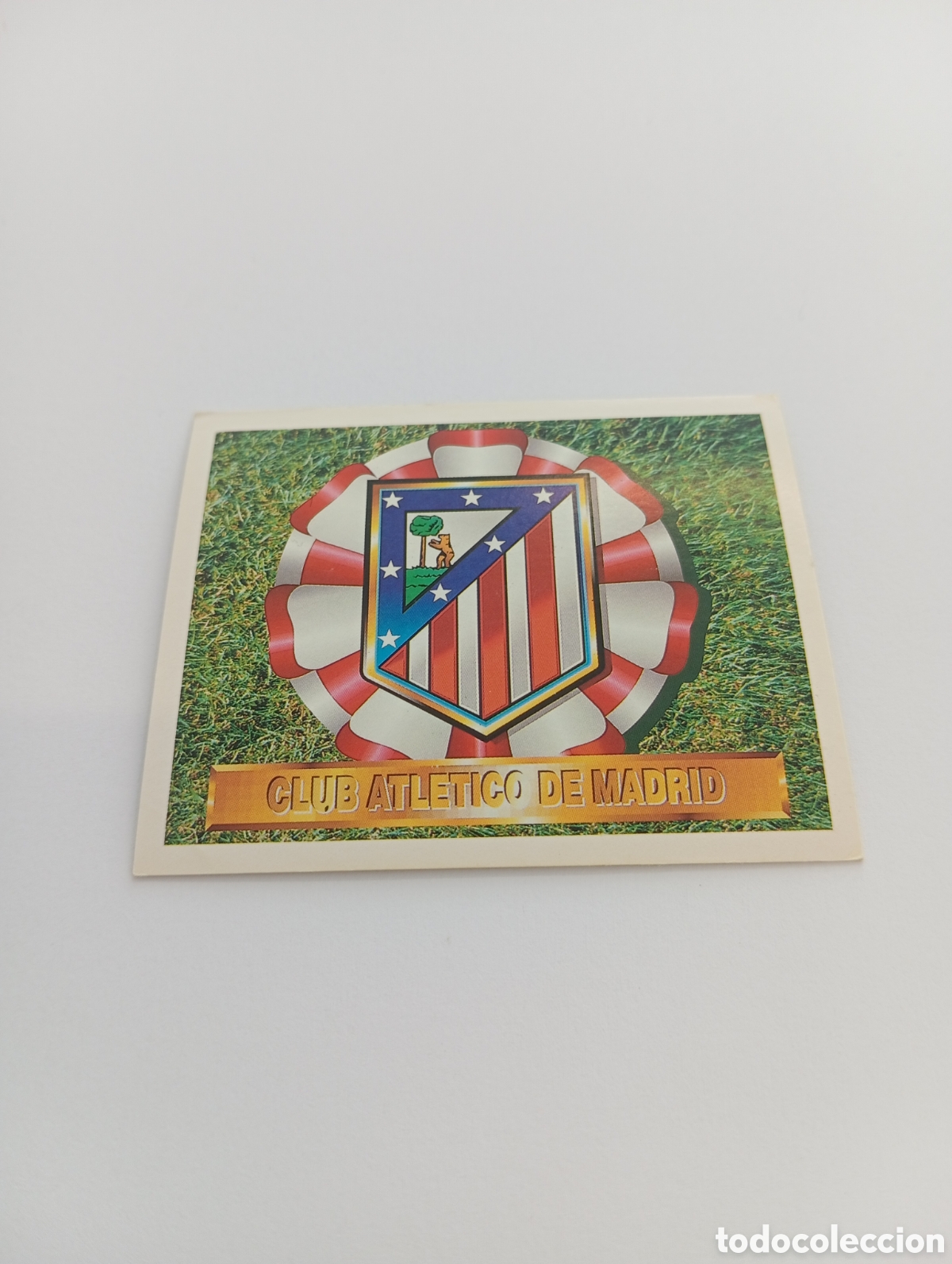 Cromos de F&uacute;tbol: ESCUDO Atl&eacute;tico de Madrid Liga Este 1994 1995 NUEVO SIN PEGAR PANINI 94 95