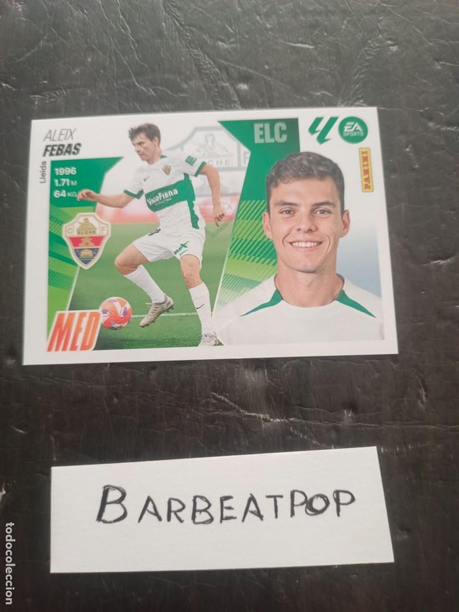 Cromos de F&uacute;tbol: CROMO LIGA ESTE PANINI 2025 2026 ELCHE FEBAS