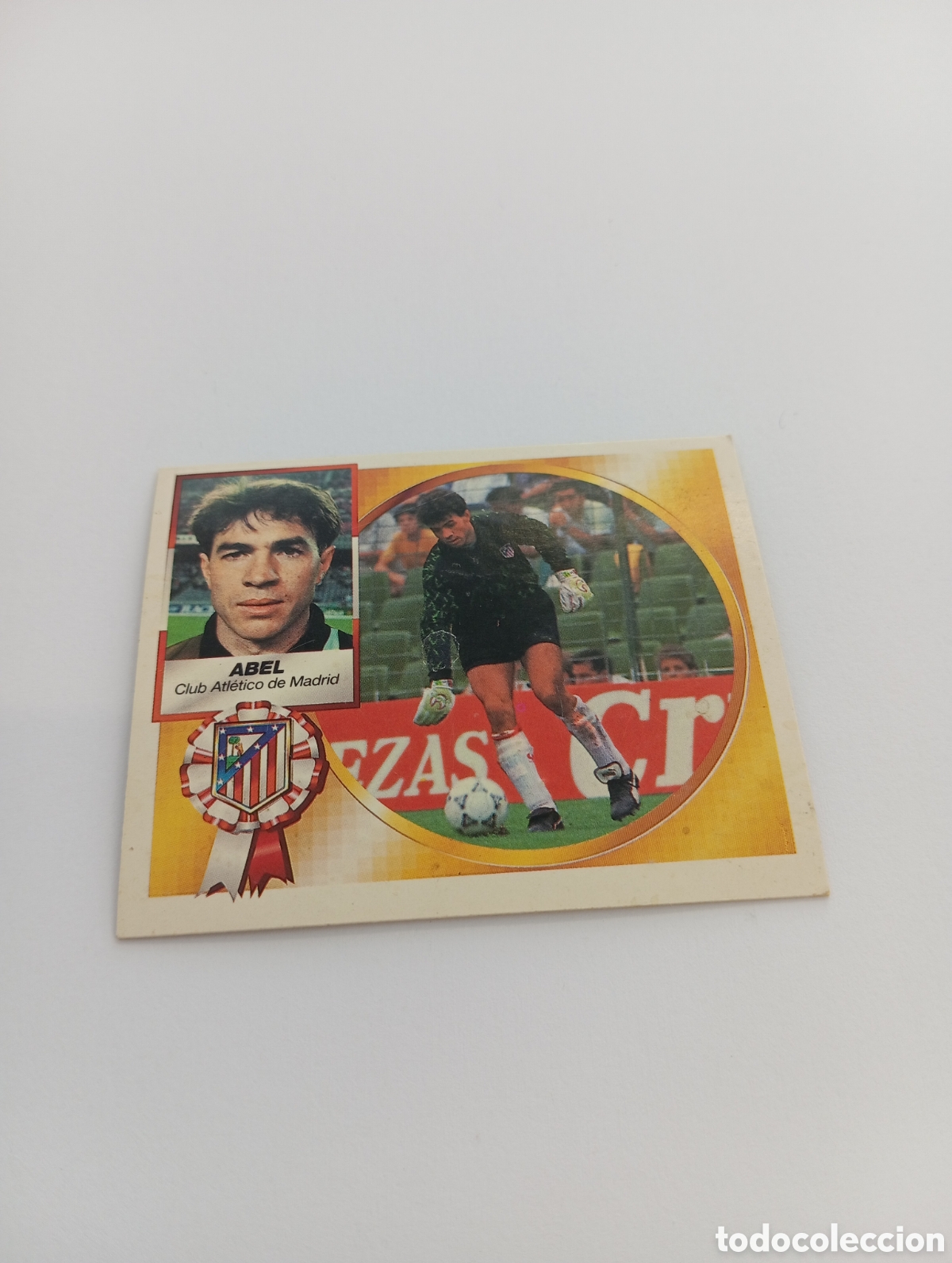 Cromos de F&uacute;tbol: ABEL Atl&eacute;tico de Madrid Liga Este 1994 1995 NUEVO SIN PEGAR PANINI 94 95