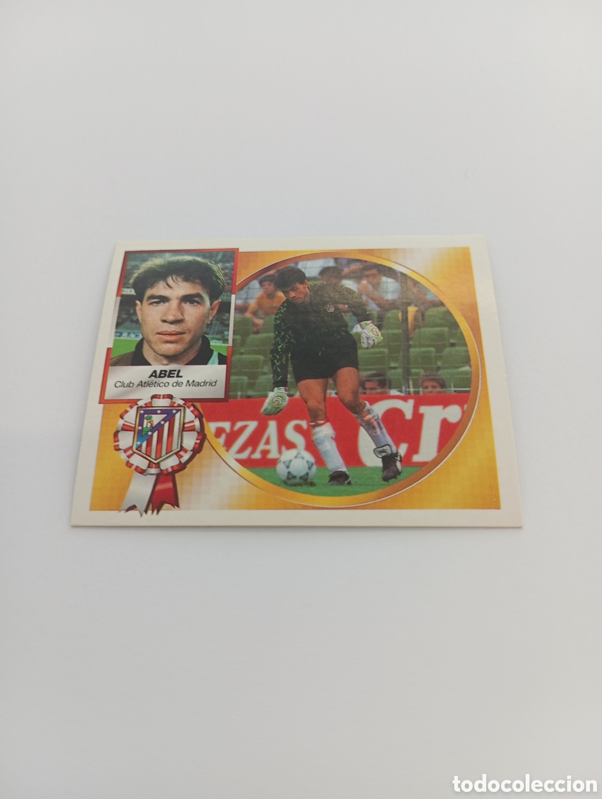Cromos de F&uacute;tbol: ABEL Atl&eacute;tico de Madrid Liga Este 1994 1995 NUEVO SIN PEGAR PANINI 94 95