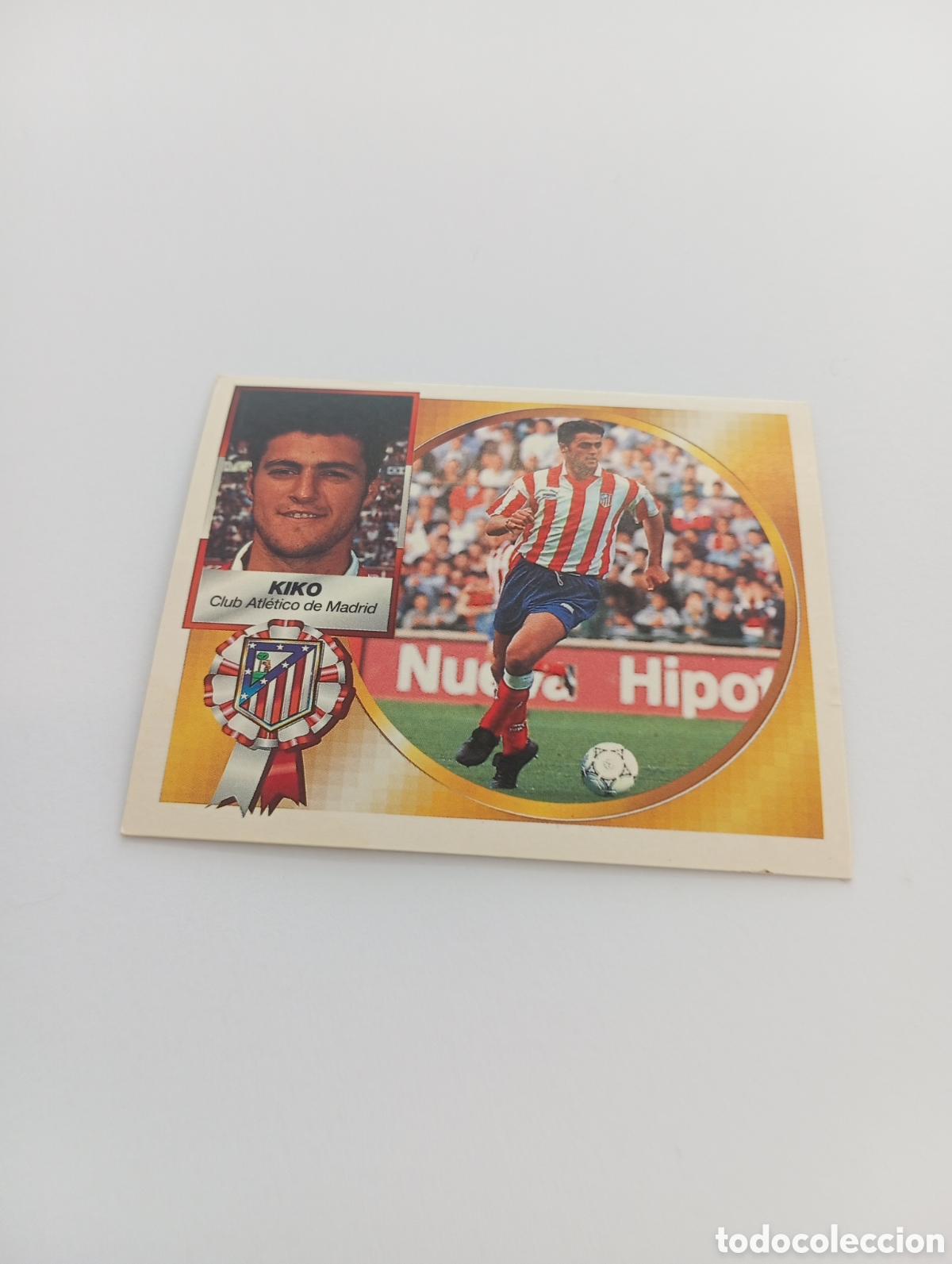Cromos de F&uacute;tbol: KIKO Atl&eacute;tico de Madrid Liga Este 1994 1995 NUEVO SIN PEGAR PANINI 94 95