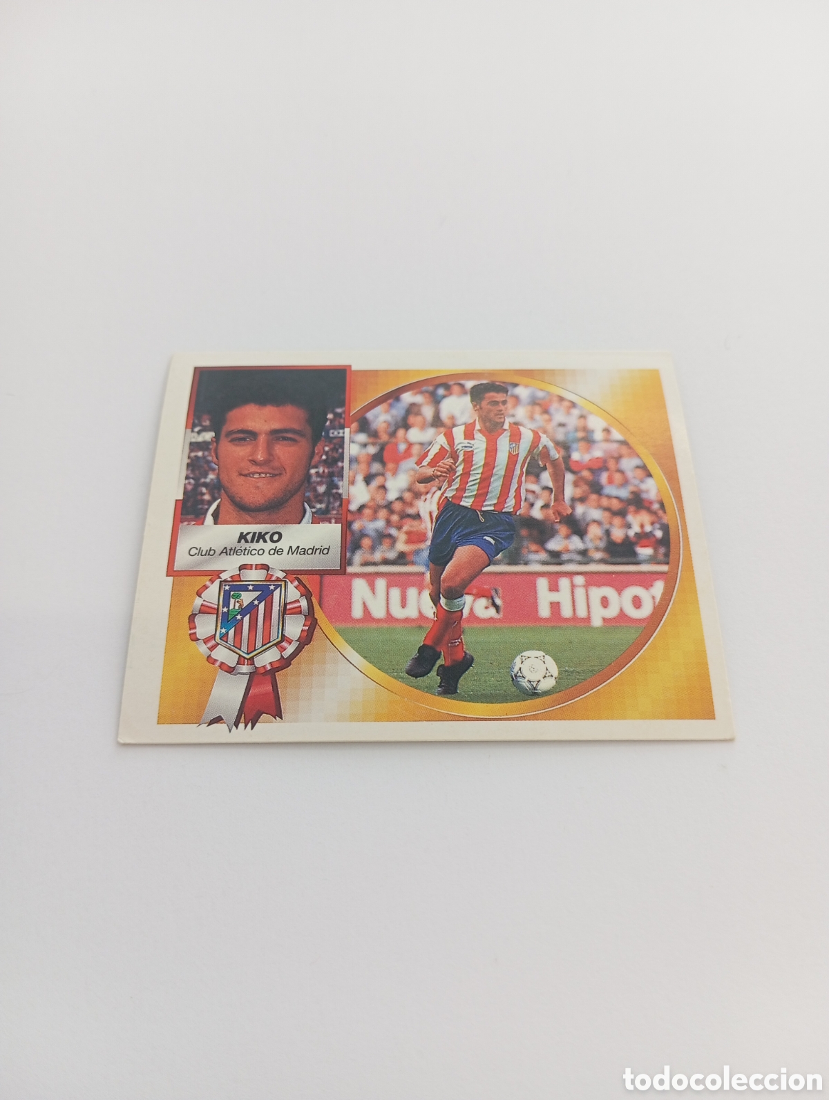 Cromos de F&uacute;tbol: KIKO Atl&eacute;tico de Madrid Liga Este 1994 1995 NUEVO SIN PEGAR PANINI 94 95