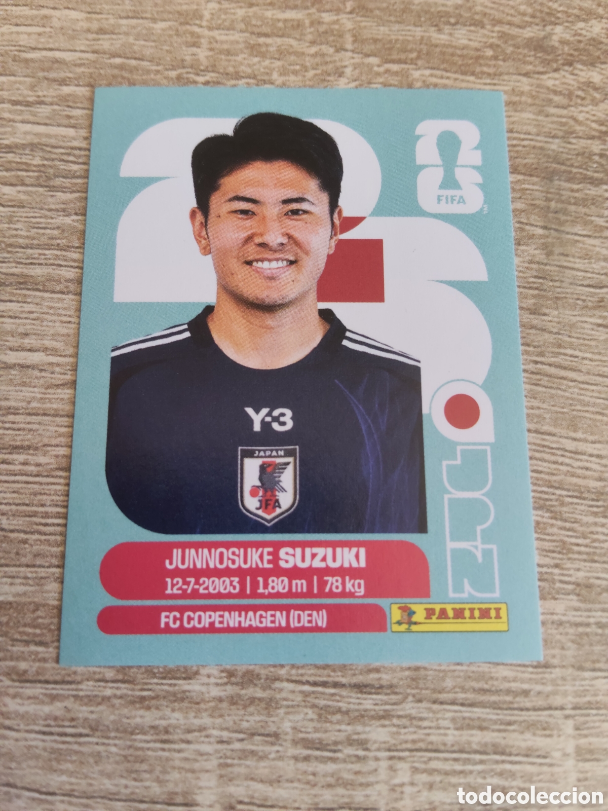 Cromos de F&uacute;tbol: Panini mundial 2026 JPN 5 Junnosuke Suzuki Jap&oacute;n