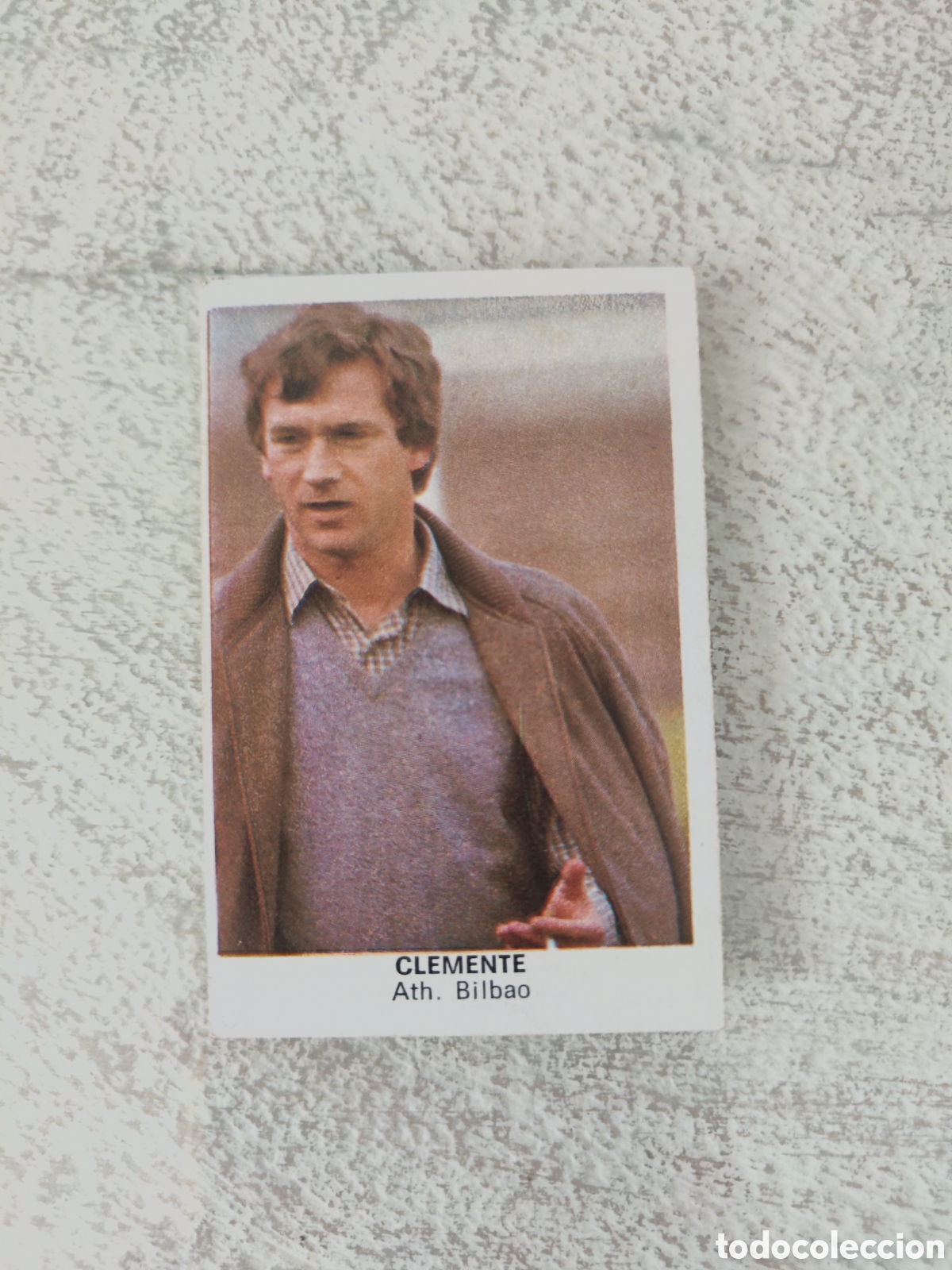 Cartes &agrave; collectionner de Football: Cano 83 84 trasera cropan sin pegar buen estado Athletic Bilbao entrenador Clemente