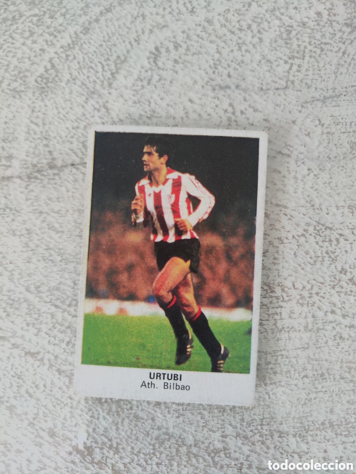 Cromos de F&uacute;tbol: Cano 83 84 trasera cropan sin pegar buen estado Athletic Bilbao Urtubi