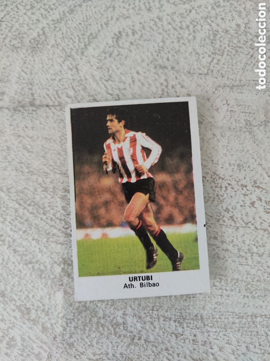 Cromos de F&uacute;tbol: Cano 83 84 trasera cropan sin pegar buen estado Athletic Bilbao Urtubi