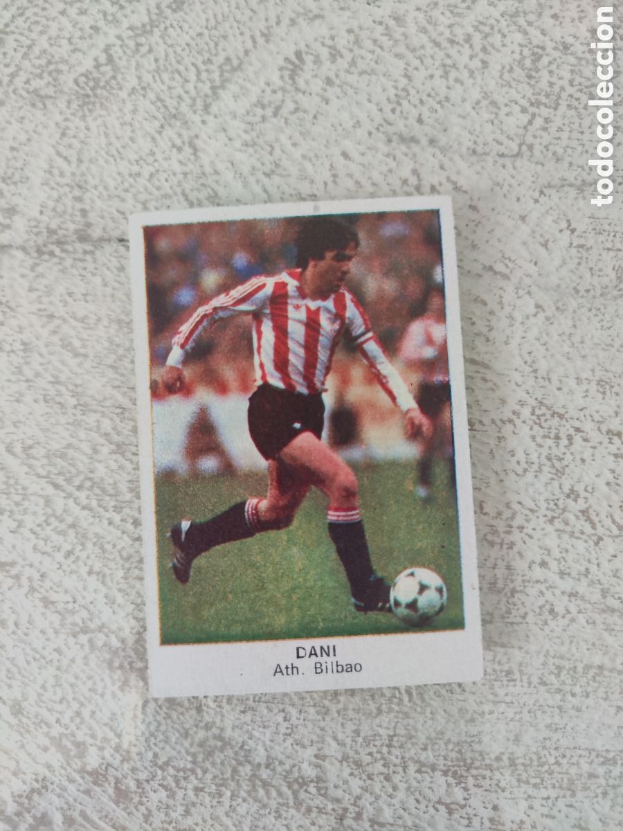 Cromos de F&uacute;tbol: Cano 83 84 trasera cropan sin pegar buen estado Athletic Bilbao Dani