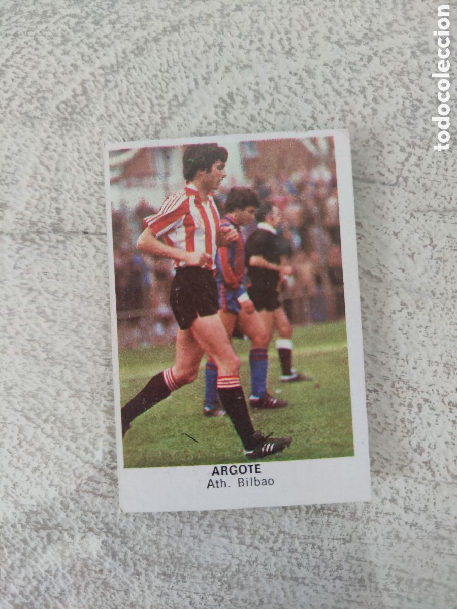 Cromos de F&uacute;tbol: Cano 83 84 trasera cropan sin pegar buen estado Athletic Bilbao Argote