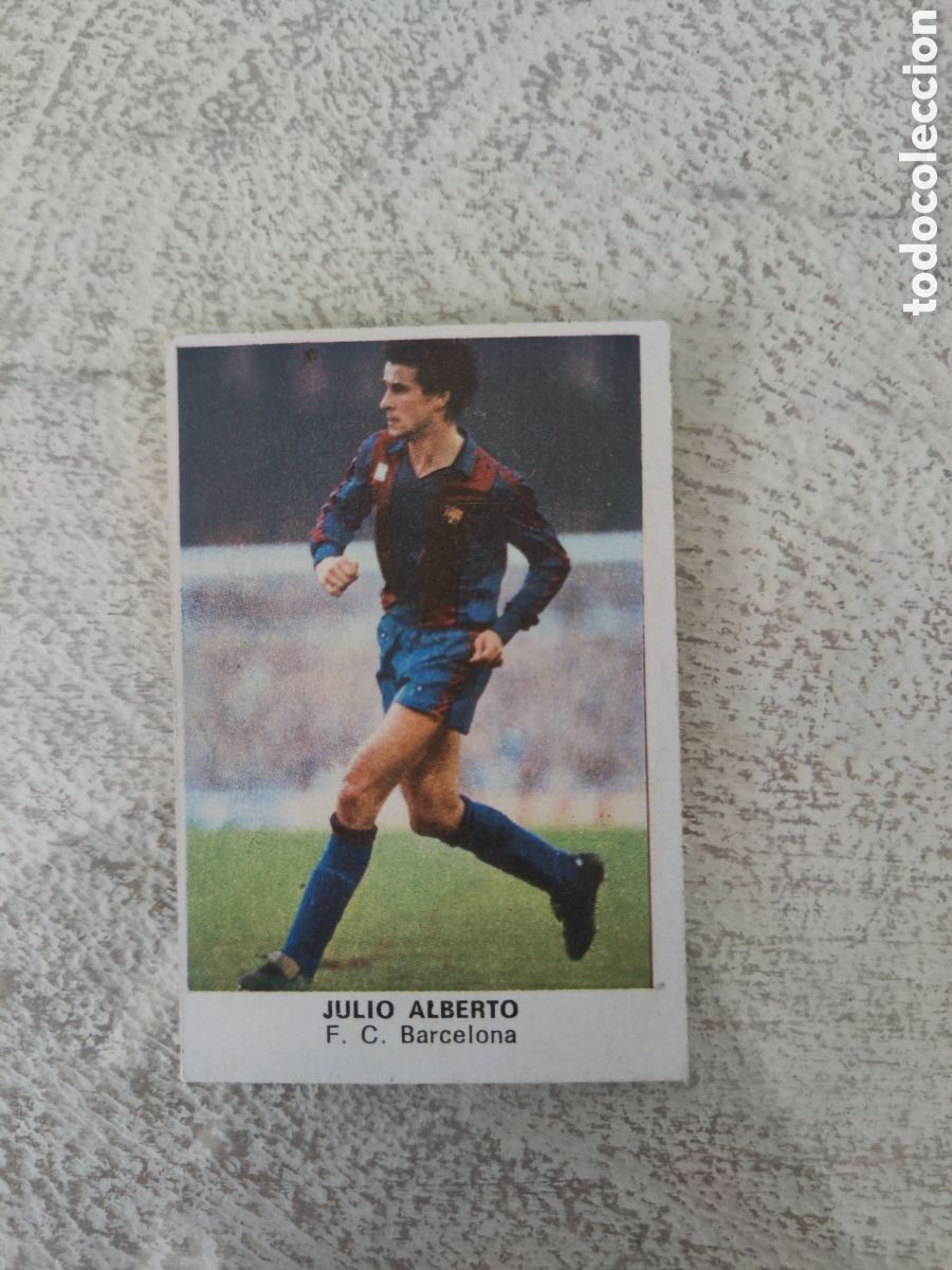Cartes &agrave; collectionner de Football: Cano 83 84 trasera cropan sin pegar buen estado Barcelona Julio Alberto