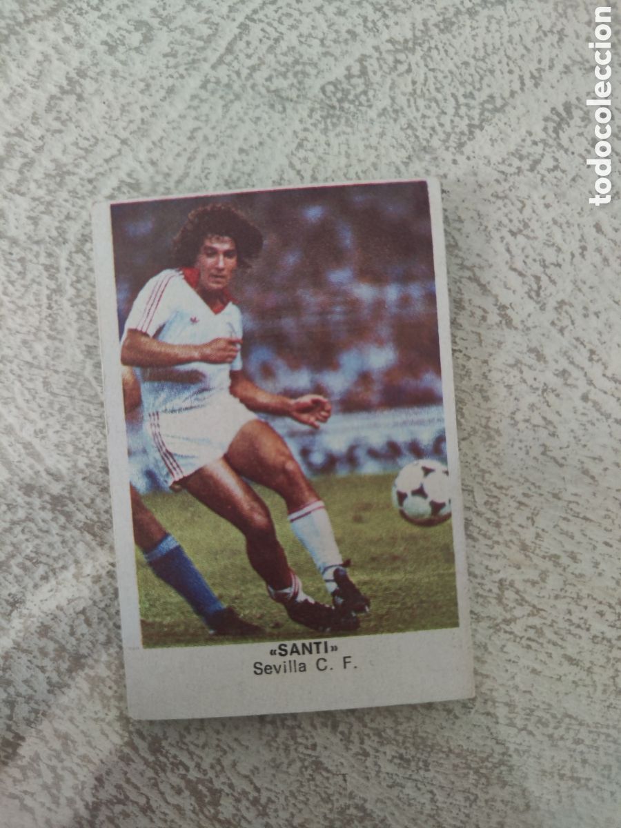 Football Stickers: Cano 83 84 trasera cropan sin pegar buen estado Sevilla Santi
