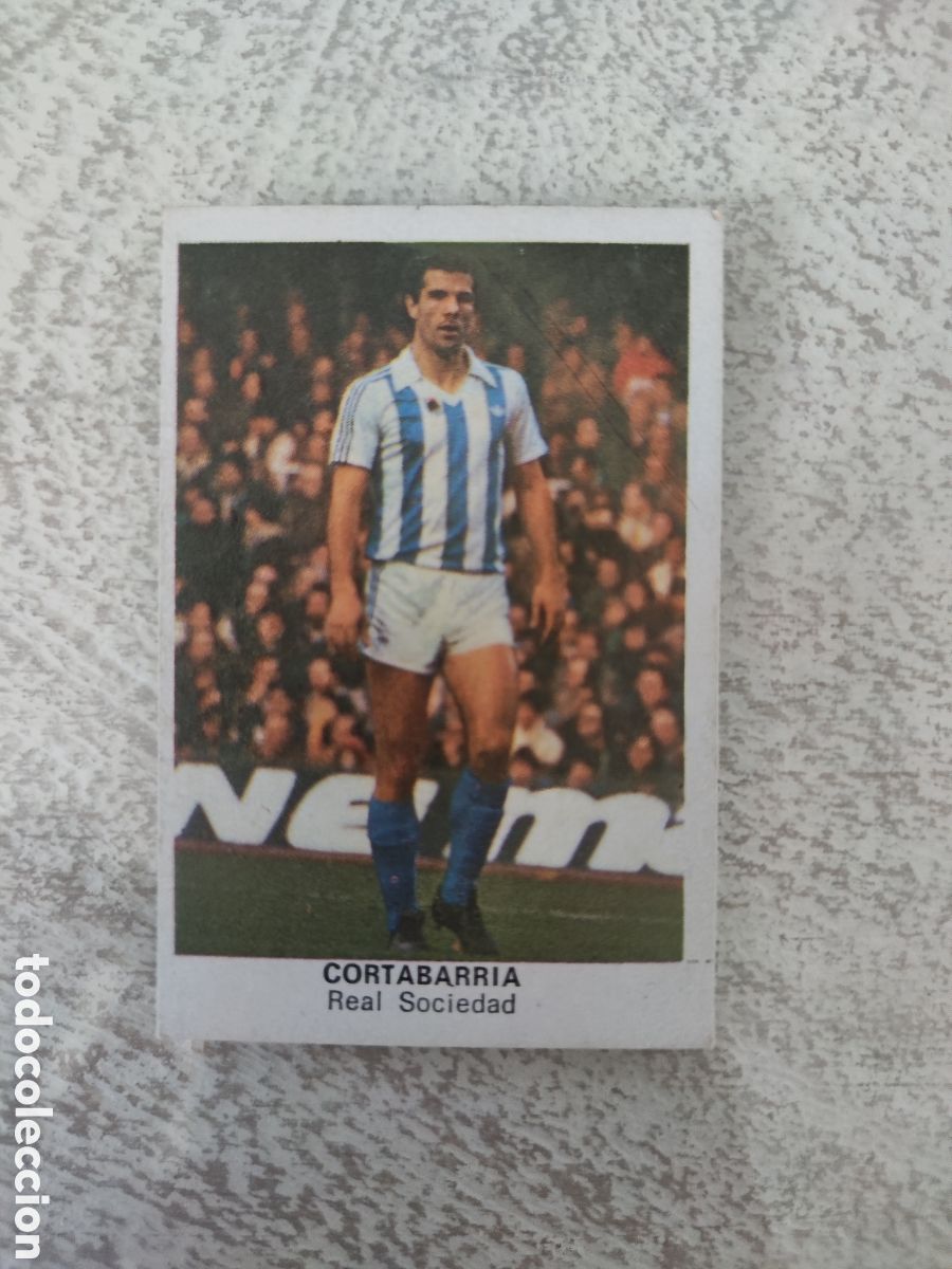 Football Stickers: Cano 83 84 trasera cropan sin pegar buen estado Real Sociedad Cortabarria