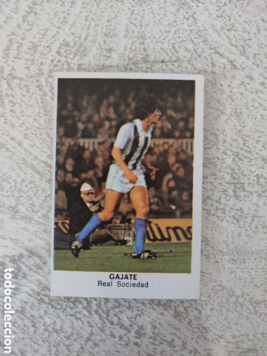 Football Stickers: Cano 83 84 trasera cropan sin pegar buen estado Real Sociedad Gajate