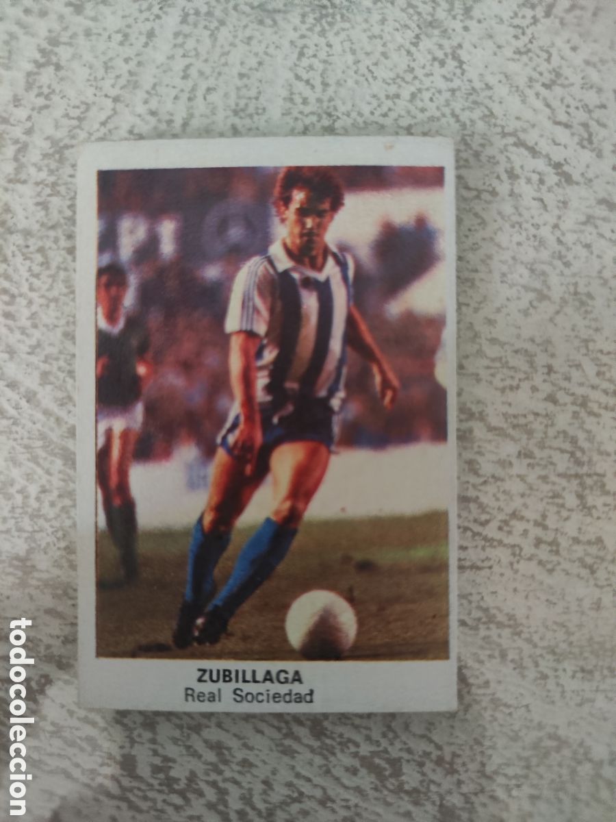 Cartes &agrave; collectionner de Football: Cano 83 84 trasera cropan sin pegar buen estado Real Sociedad Zubillaga