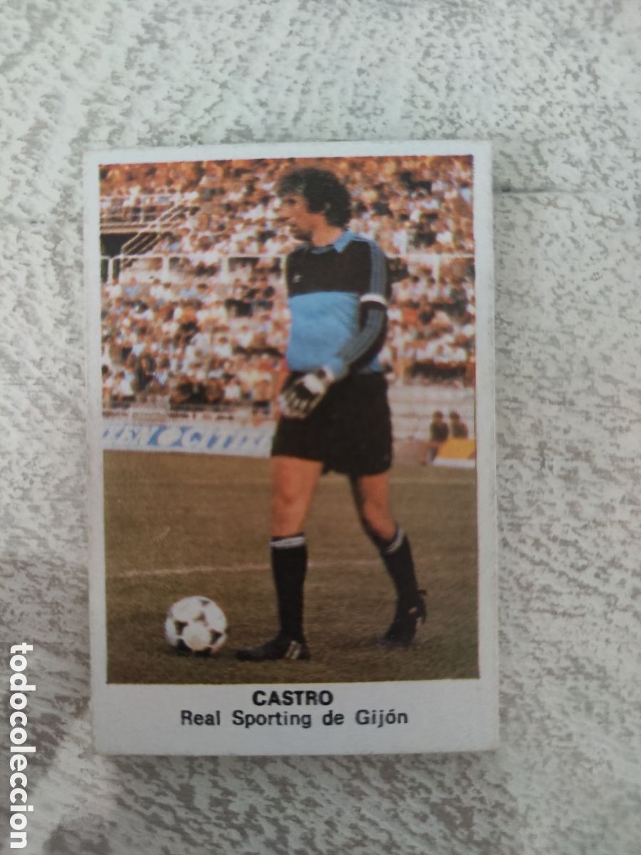 Cartes &agrave; collectionner de Football: Cano 83 84 trasera cropan sin pegar buen estado Sporting Gij&oacute;n Castro
