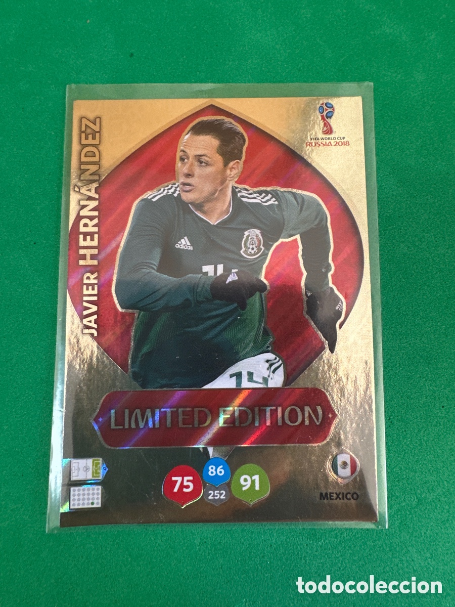 Cromos de F&uacute;tbol: HERN&Aacute;NDEZ (MEXICO) LIMITED EDITION ADRENALYN MUNDIAL RUSIA 2018 TRADING CARD PANINI