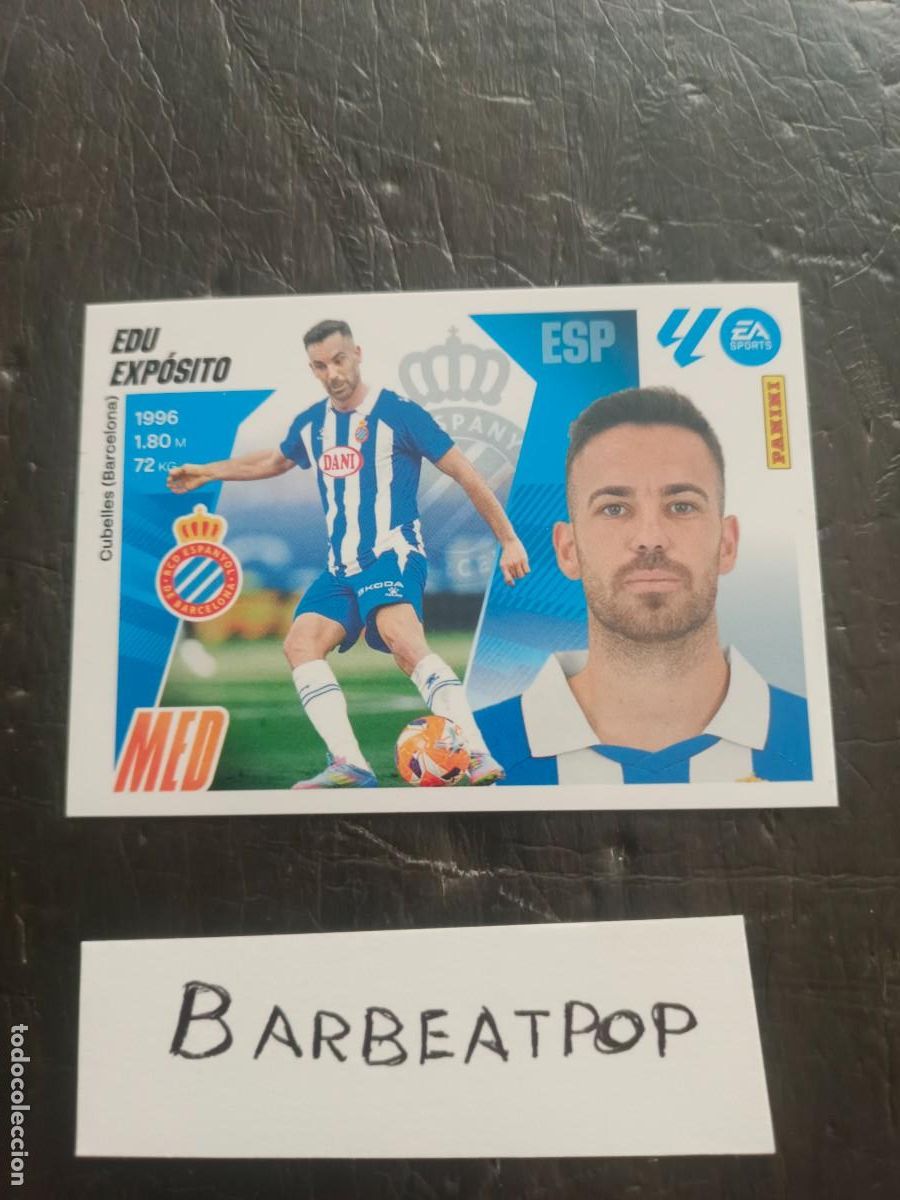 Fu&szlig;ball-Sticker: CROMO LIGA ESTE PANINI 2025 2026 REAL CLUB DEPORTIVO ESPANYOL EDU EXP&Oacute;SITO