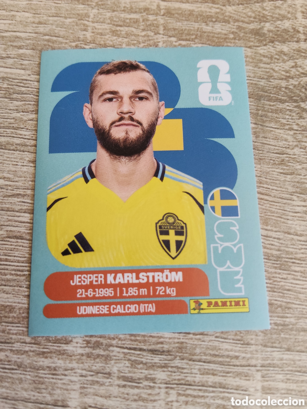 Cromos de F&uacute;tbol: Panini mundial 2026 SWE 10 Jesper Karlstrom Suecia