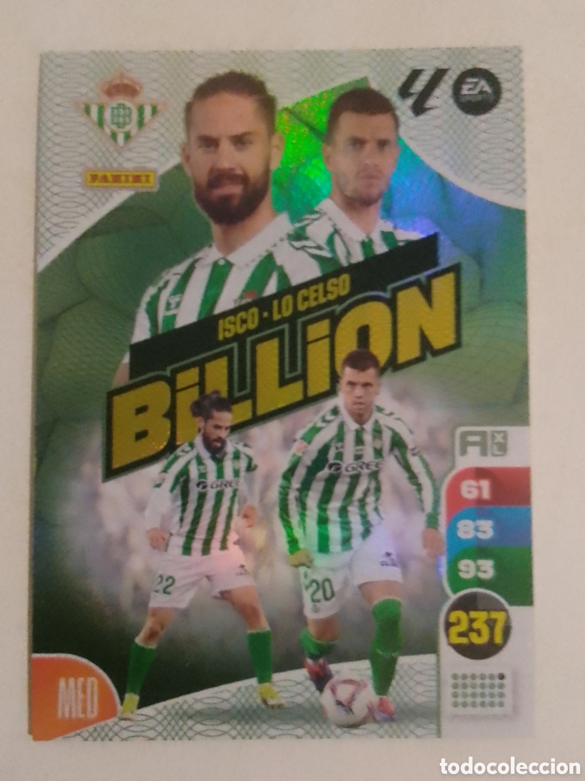 Cromos de F&uacute;tbol: Adrenalyn XL 2024-25 Isco &bull; Lo Celso / Betis. BILLION.