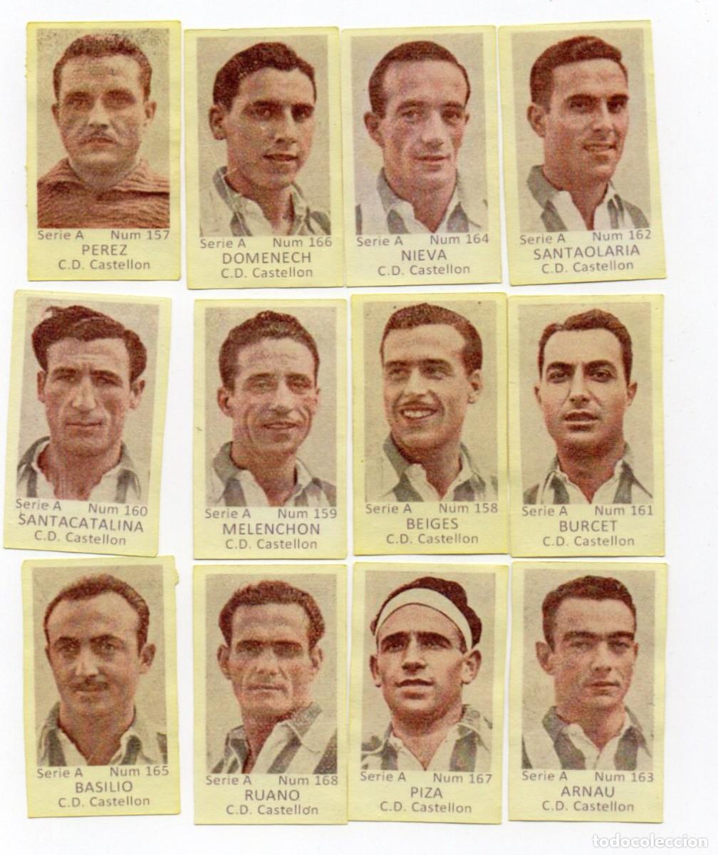 Cromos de F&uacute;tbol: CASTELLON 1944, DE AZAFRANES EL LABRADOR,