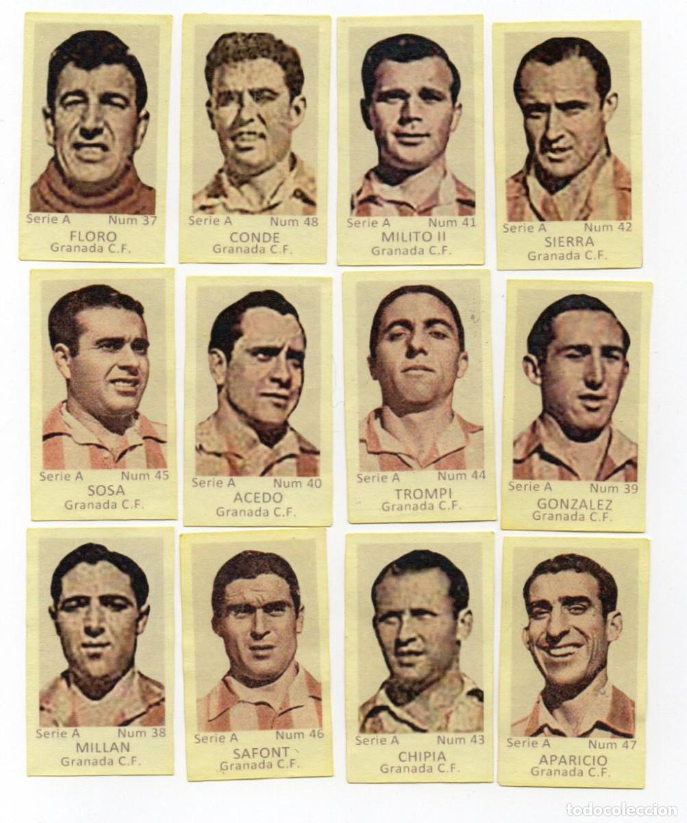 Cromos de F&uacute;tbol: GRANADA 1944, DE AZAFRANES EL LABRADOR.