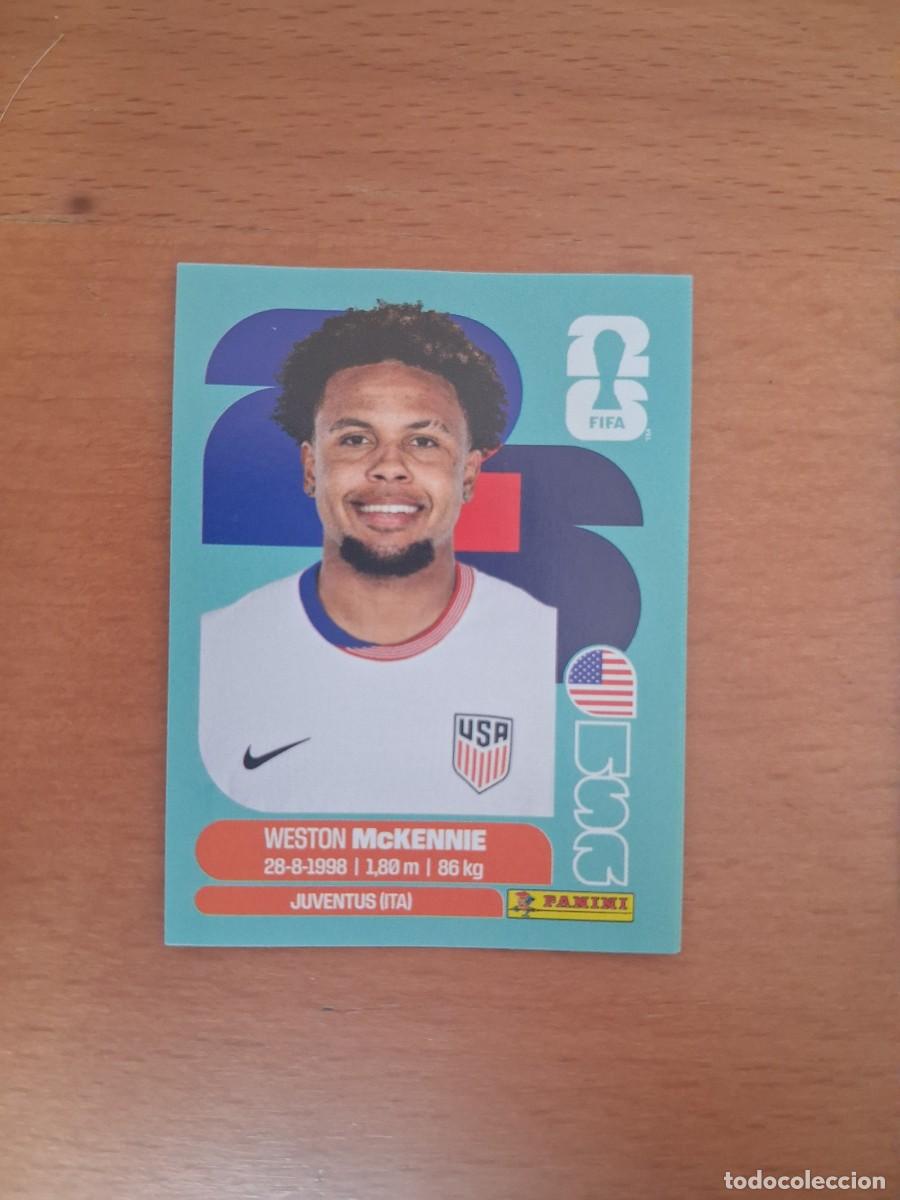 Cromos de F&uacute;tbol: Fifa World Cup 26 Mundial 2026 USA 10 Estados Unidos Weston McKennie