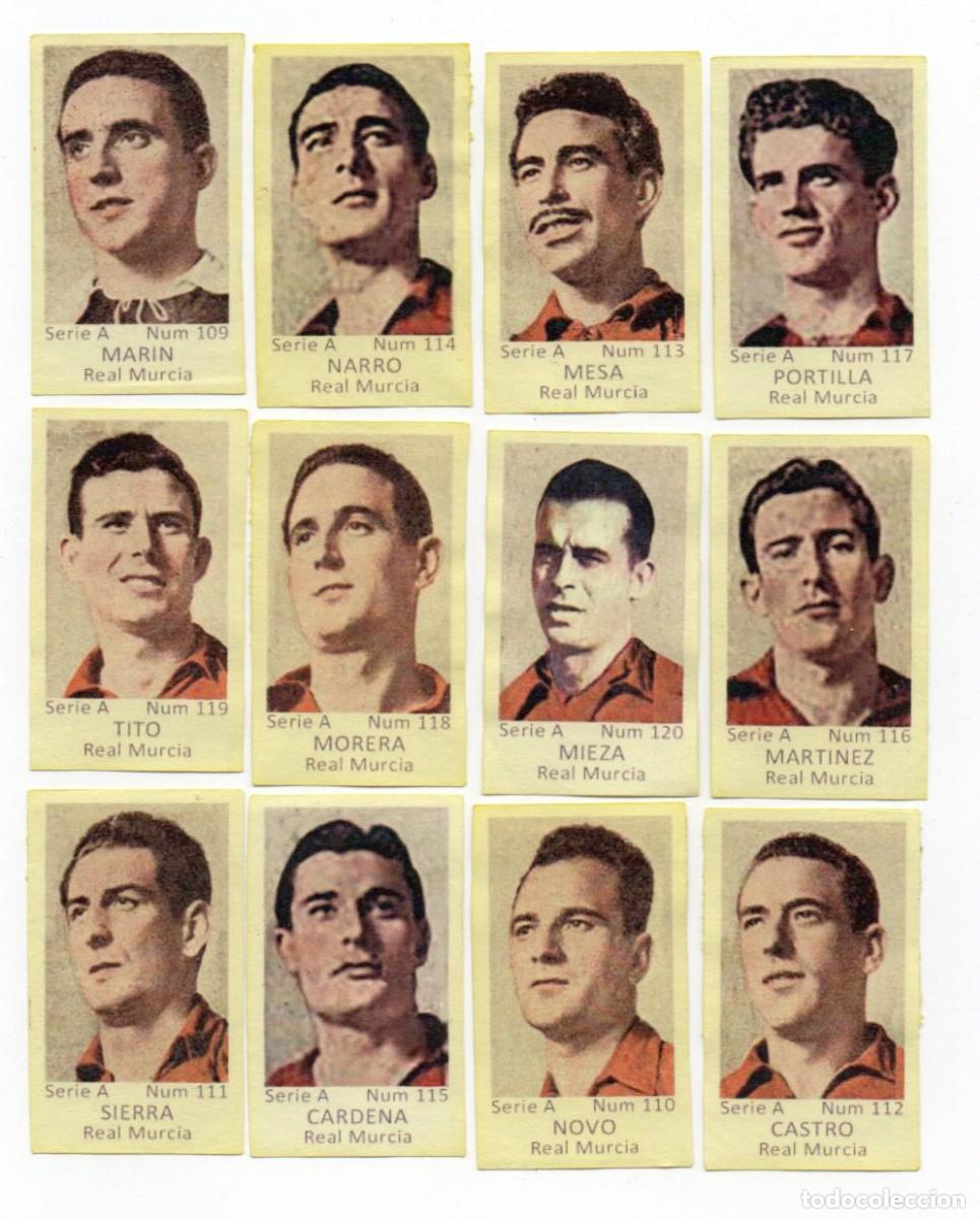 Cromos de F&uacute;tbol: REAL MURCIA,1944 DE AZAFRANES EL LABRADOR.