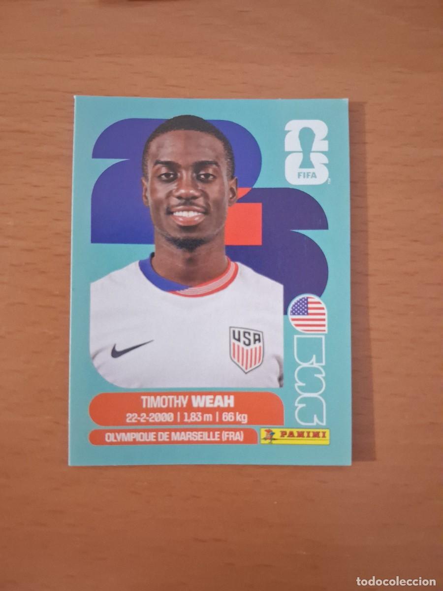 Cromos de F&uacute;tbol: Fifa World Cup 26 Mundial 2026 USA 12 Estados Unidos Timothy Weah
