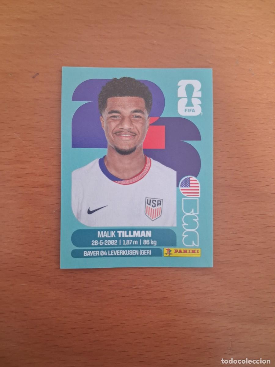 Cromos de F&uacute;tbol: Fifa World Cup 26 Mundial 2026 USA 15 Estados Unidos Malik Tillman