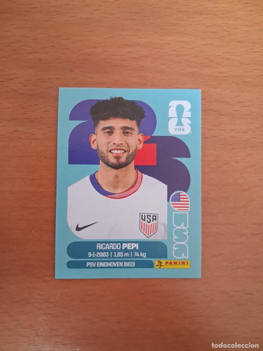 Cromos de F&uacute;tbol: Fifa World Cup 26 Mundial 2026 USA 18 Estados Unidos Ricardo Pepi