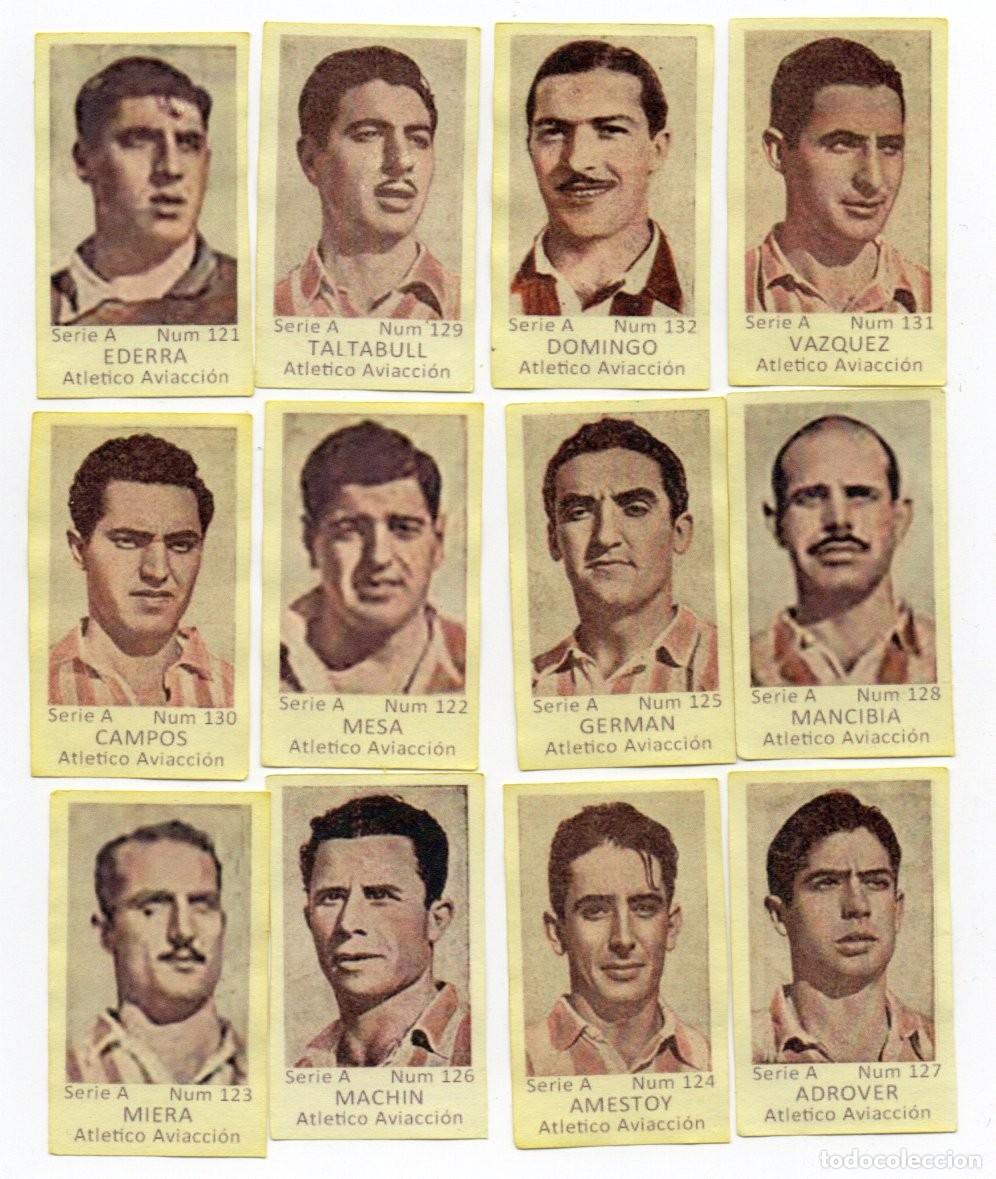 Cromos de F&uacute;tbol: AT, AVIACION 1944, DE AZAFRANES EL LABRADOR,