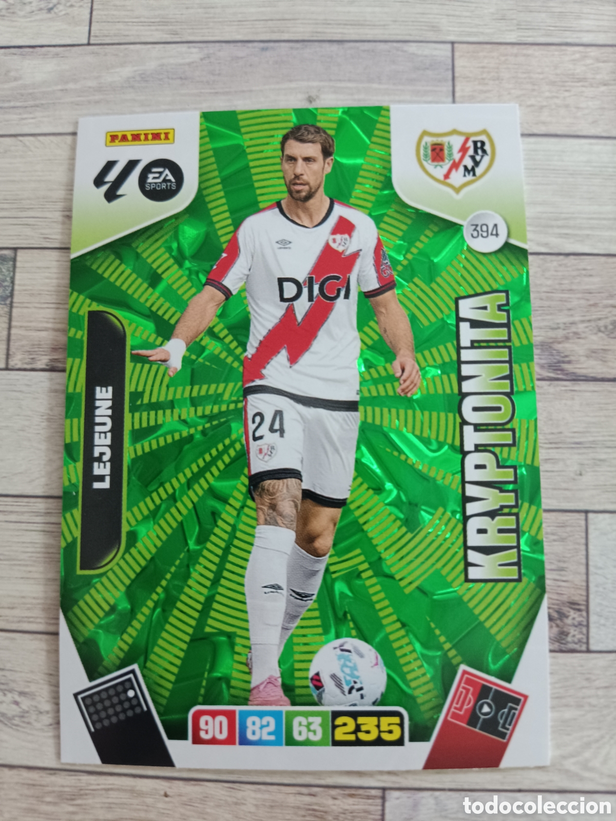 Cromos de F&uacute;tbol: 394 LEJEUNE RAYO VALLECANO KRYTONITA ADRENALYN XL 2025 2026 PANINI 25 26