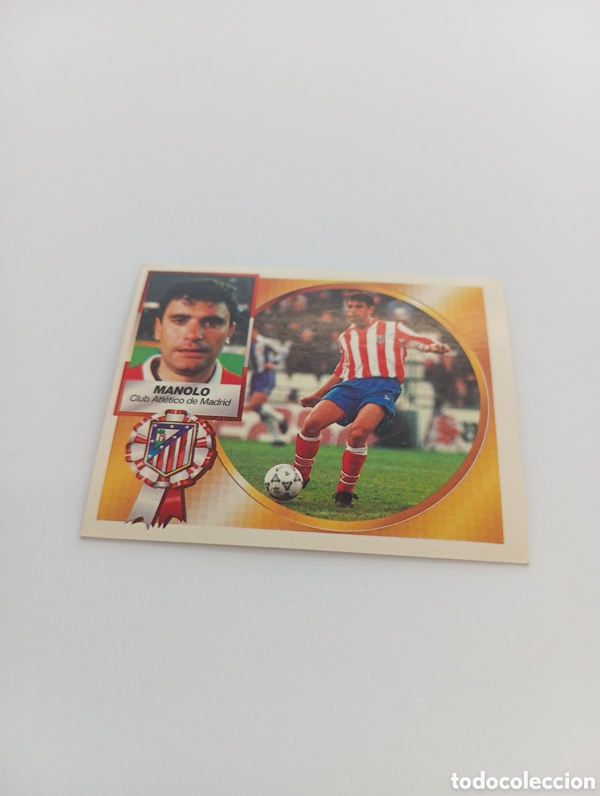 Cromos de F&uacute;tbol: MANOLO Atl&eacute;tico de Madrid Liga Este 1994 1995 NUEVO SIN PEGAR PANINI 94 95
