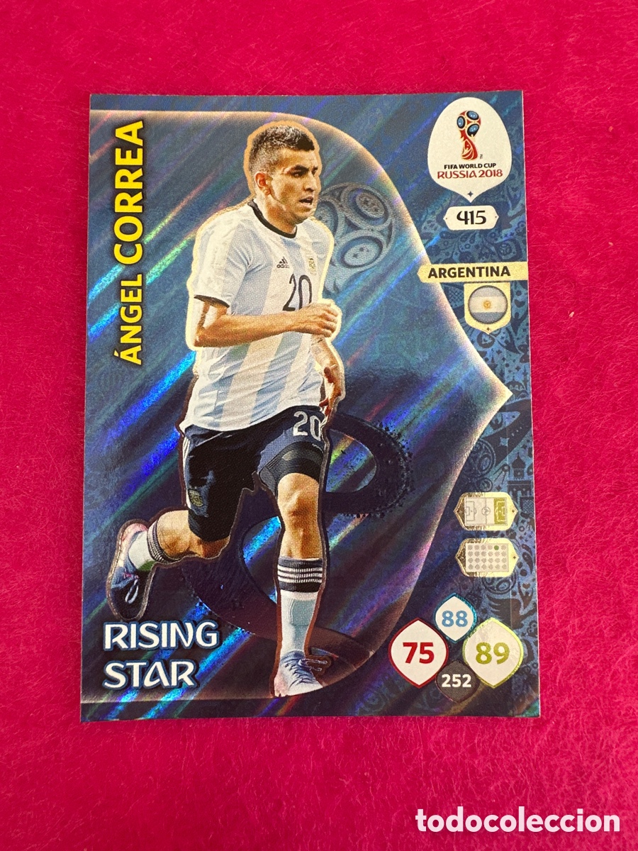 Fu&szlig;ball-Sticker: 415 CORREA(ARGENTINA) RISING STAR ADRENALYN MUNDIAL RUSIA 2018 TRADING CARD PANINI