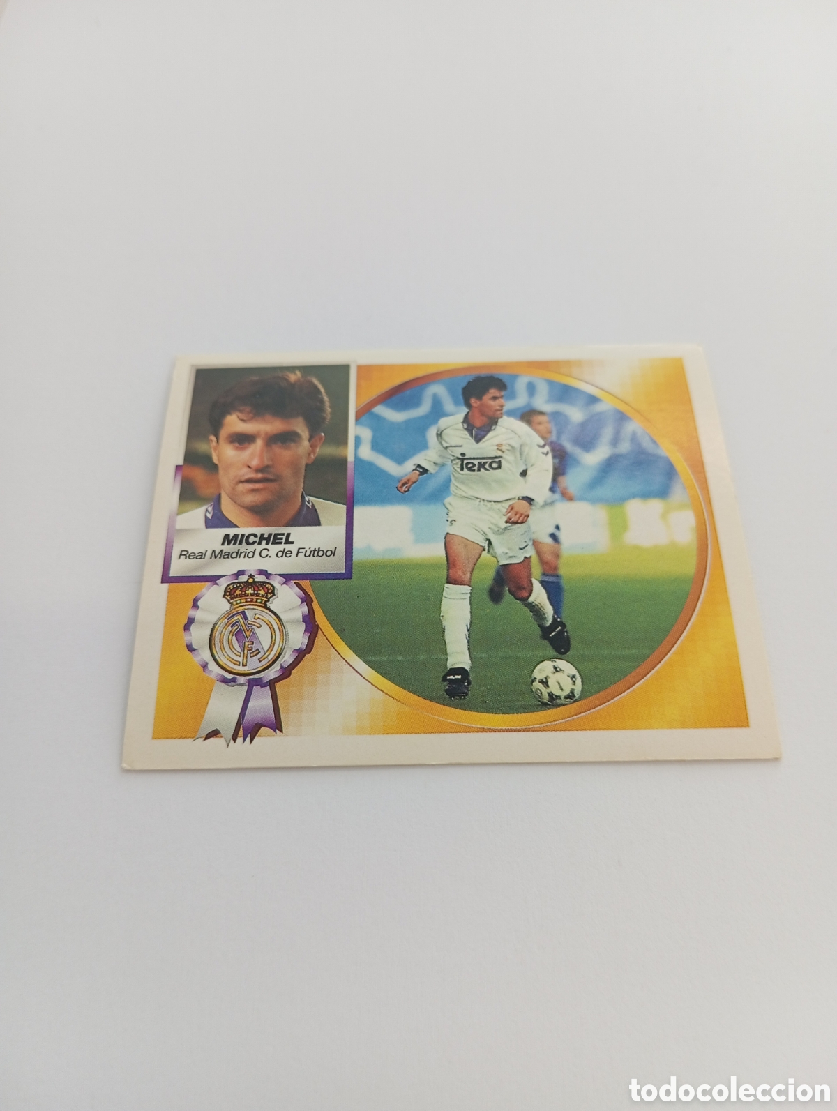 Cromos de F&uacute;tbol: MICHEL Real Madrid Liga Este 1994 1995 NUEVO SIN PEGAR PANINI 94 95