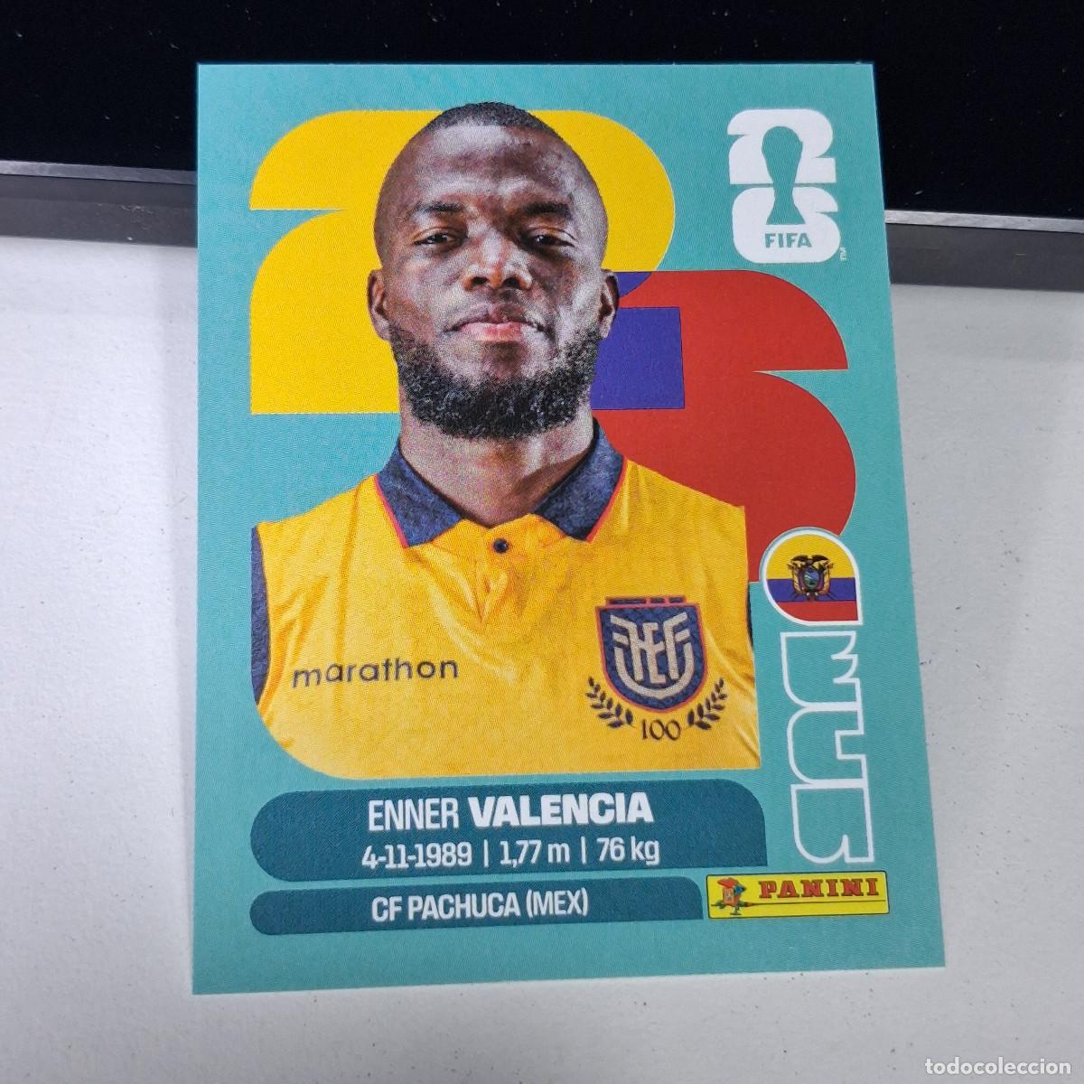 Cromos de F&uacute;tbol: B1 ECU20 ENNER VALENCIA 20 ECUADOR ECU MUNDIAL FIFA WORLD CUP 2026 STICKER PANINI
