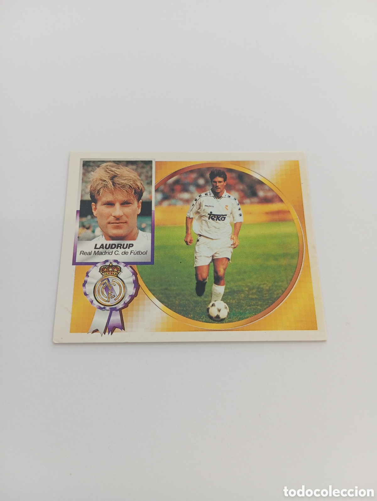 Cartes &agrave; collectionner de Football: LAUDRUP Real Madrid Liga Este 1994 1995 NUEVO SIN PEGAR PANINI 94 95