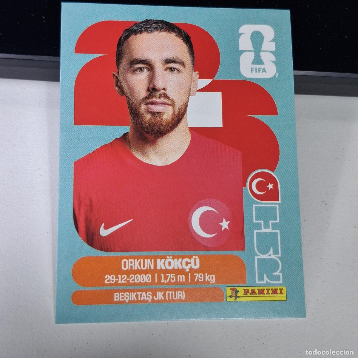 Cartes &agrave; collectionner de Football: B1 TUR12 ORKUN K&Ouml;K&Ccedil;&Uuml; 12 TURQU&Iacute;A TURQUEY TUR MUNDIAL FIFA WORLD CUP 2026 STICKER PANINI