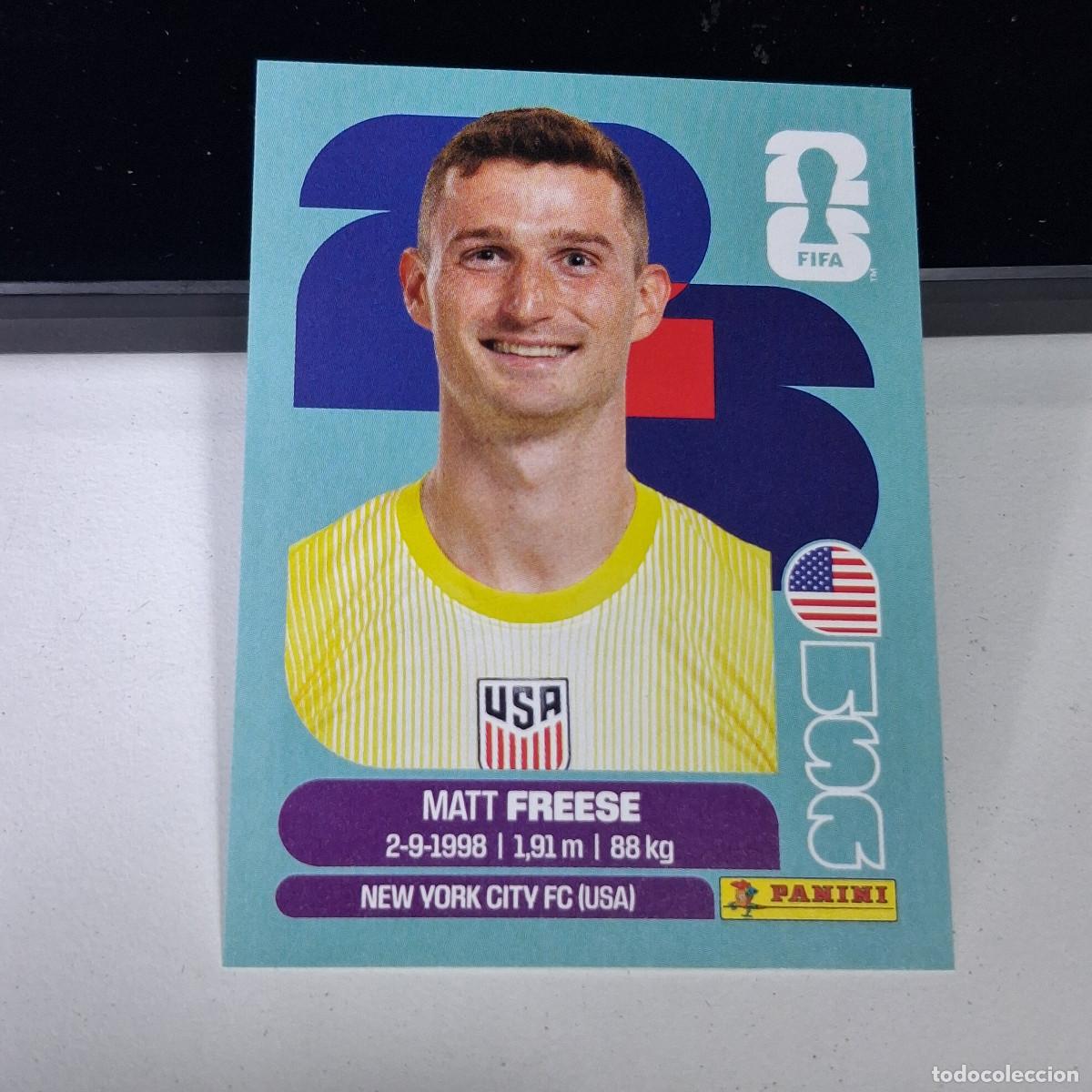 Cartes &agrave; collectionner de Football: B1 USA2 USA 2 MATT FREESE ESTADOS UNIDOS USA MUNDIAL FIFA WORLD CUP 2026 STICKER PANINI