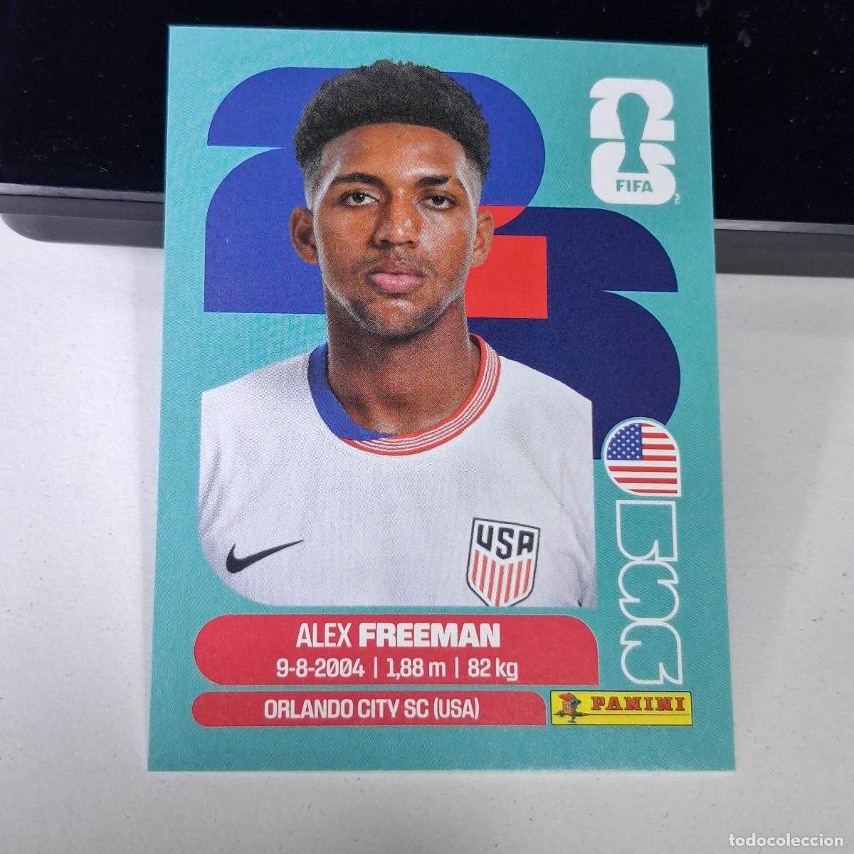 Football Stickers: B1 USA6 ALEX FREEMAN 6 ESTADOS UNIDOS USA MUNDIAL FIFA WORLD CUP 2026 STICKER PANINI