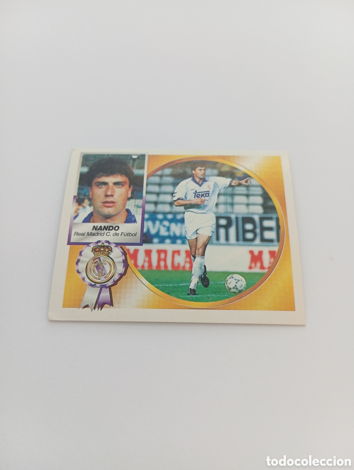 Cromos de F&uacute;tbol: NANDO Real Madrid Liga Este 1994 1995 NUEVO SIN PEGAR PANINI 94 95