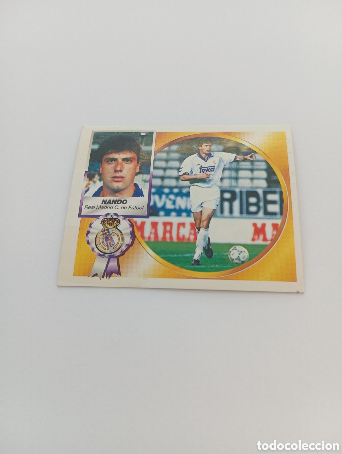 Cromos de F&uacute;tbol: NANDO Real Madrid Liga Este 1994 1995 NUEVO SIN PEGAR PANINI 94 95