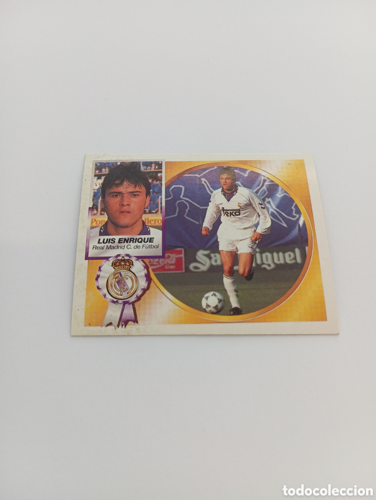 Cromos de F&uacute;tbol: LUIS ENRIQUE Real Madrid Liga Este 1994 1995 NUEVO SIN PEGAR PANINI 94 95