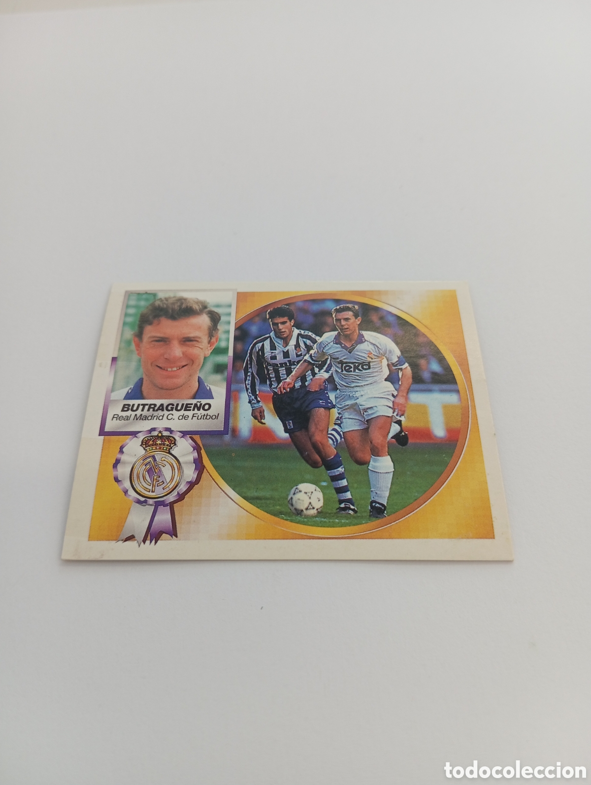 Fu&szlig;ball-Sticker: BUTRAGUE&Ntilde;O Real Madrid Liga Este 1994 1995 NUEVO SIN PEGAR PANINI 94 95