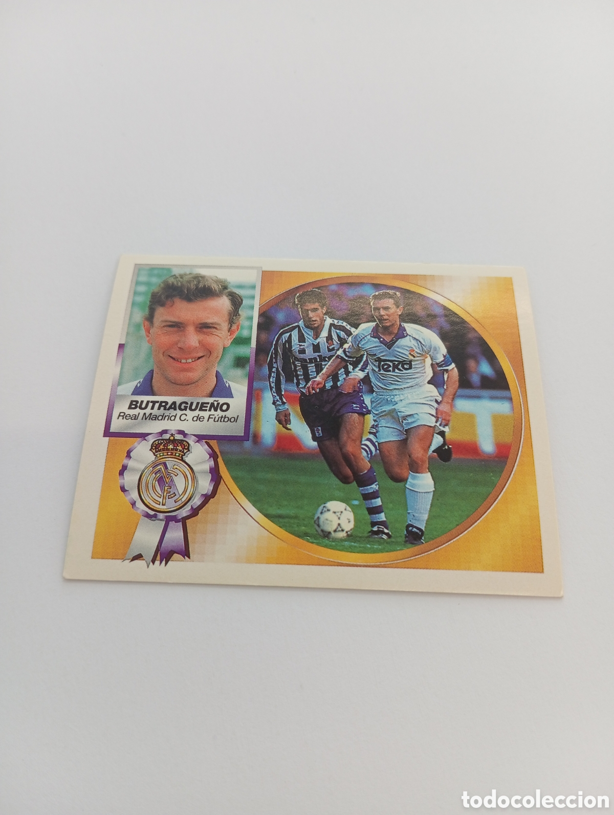 Fu&szlig;ball-Sticker: BUTRAGUE&Ntilde;O Real Madrid Liga Este 1994 1995 NUEVO SIN PEGAR PANINI 94 95