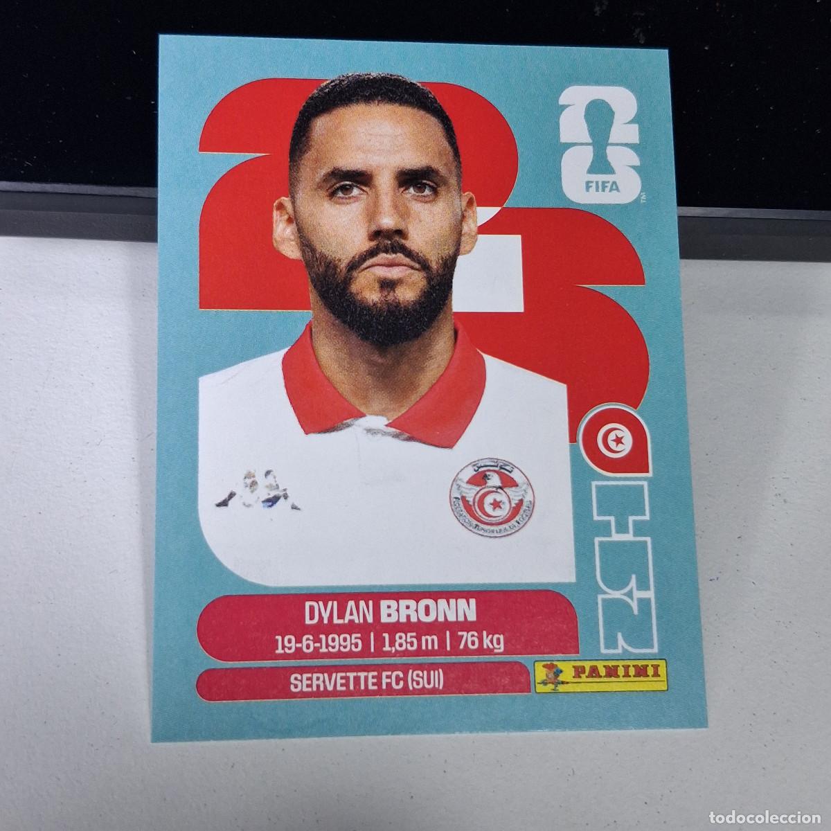 Cromos de F&uacute;tbol: B1 TUN8 DYLAN BRONN 8 T&Uacute;NEZ TUNISIA TUN MUNDIAL FIFA WORLD CUP 2026 STICKER PANINI