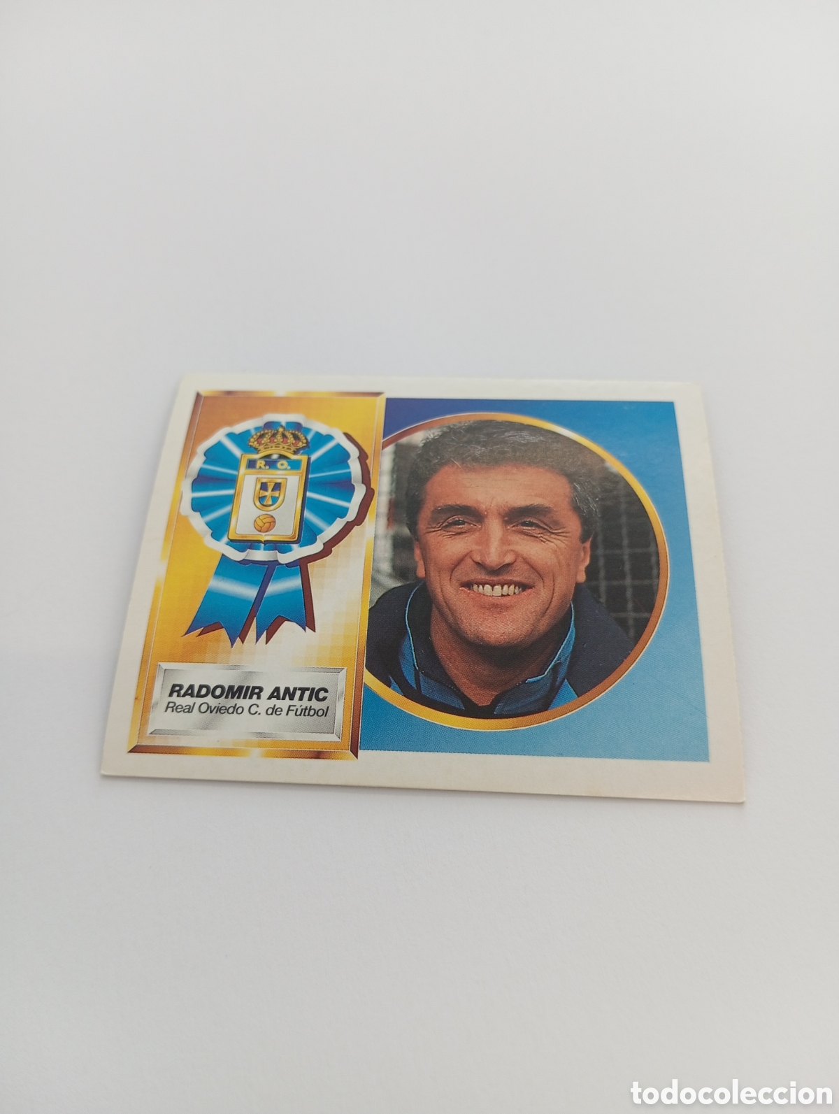Cromos de F&uacute;tbol: ENTRENADOR RADOMIR ANTIC Oviedo Liga Este 1994 1995 NUEVO SIN PEGAR PANINI 94 95