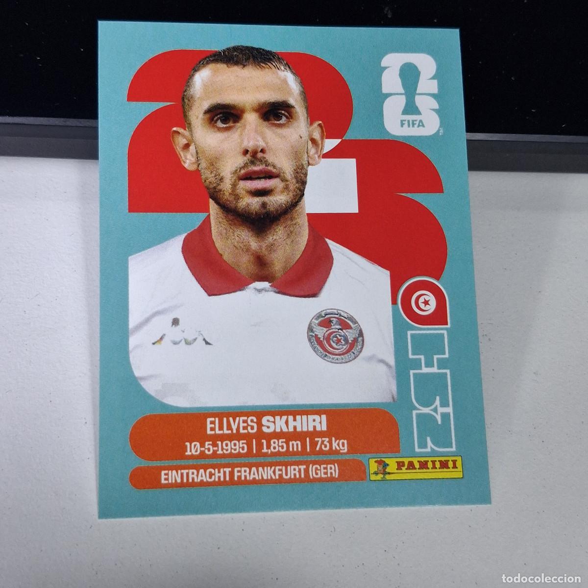 Cromos de F&uacute;tbol: B1 TUN9 ELLYES SKHIRI 9 T&Uacute;NEZ TUNISIA TUN MUNDIAL FIFA WORLD CUP 2026 STICKER PANINI